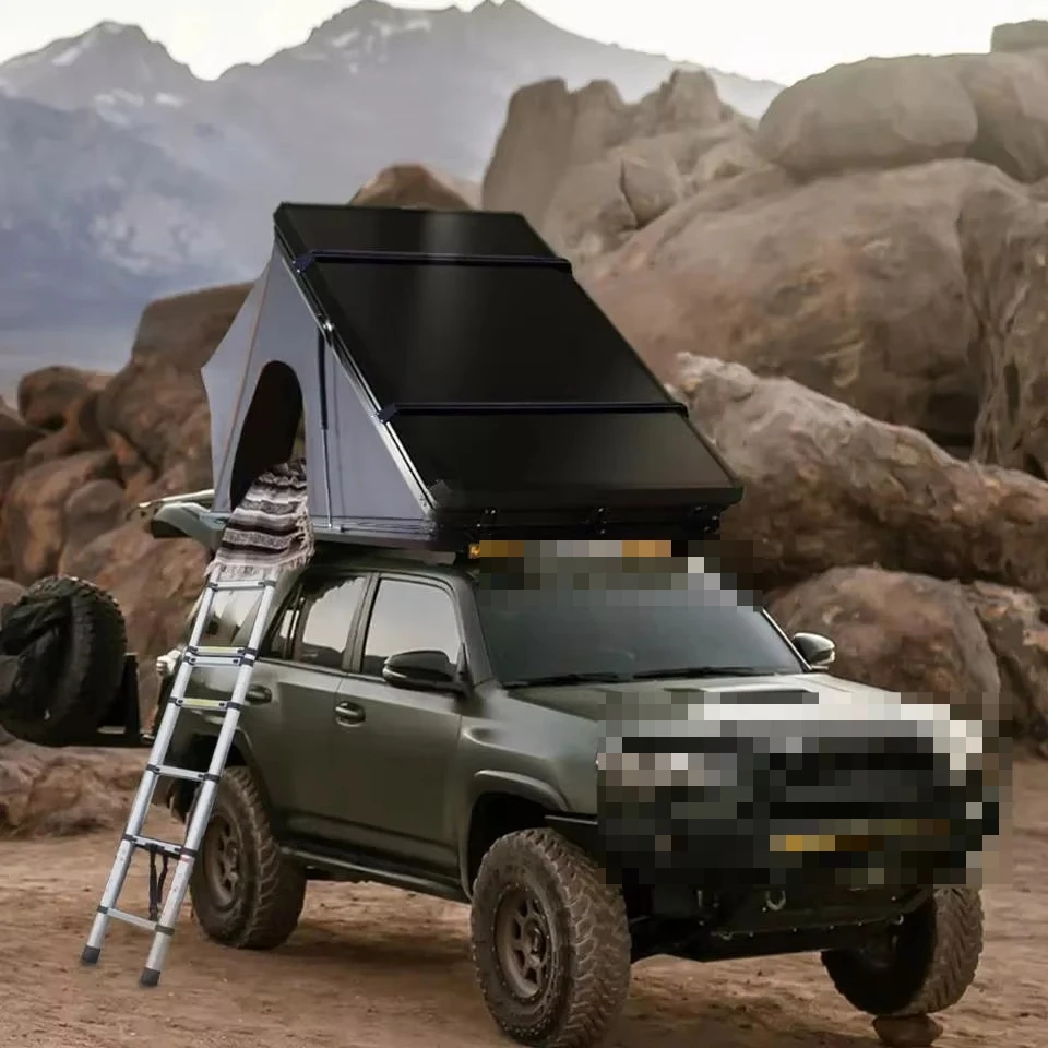 Diagonal Style 1-2 Person Aluminum Pop-Up Roof Tent Jeep Small Mini Roof Tent