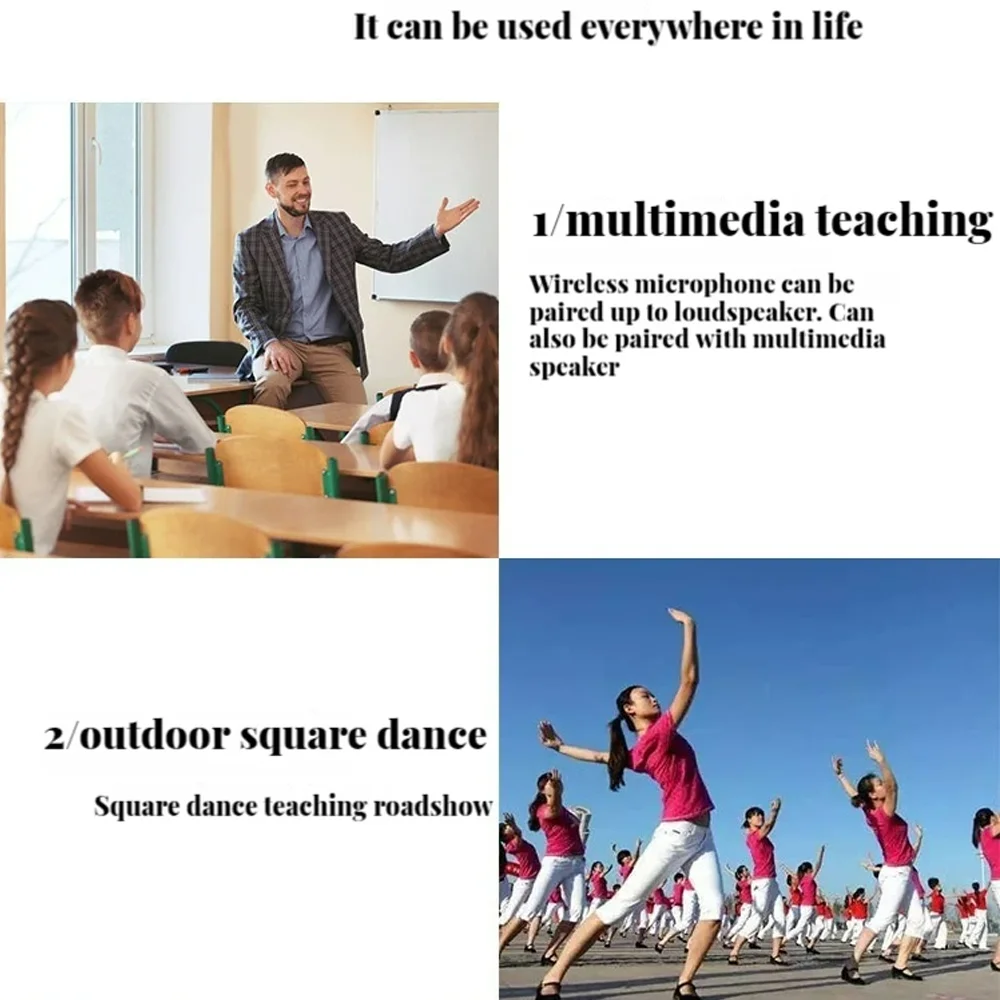 Strumenti wireless UHF Microfono per sassofono Ricevitore e trasmettitore wireless Plug and Play per tromba Clarinetto