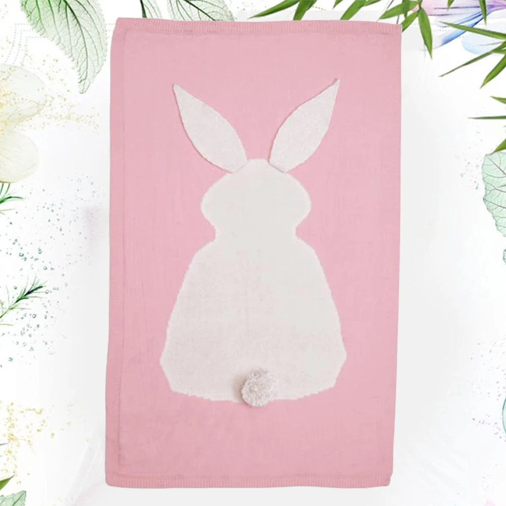 

Rabbit Knitted Infant -dimensional Child Soft Premium Material Lightweight Portable Travel Use Prevent Cold Air