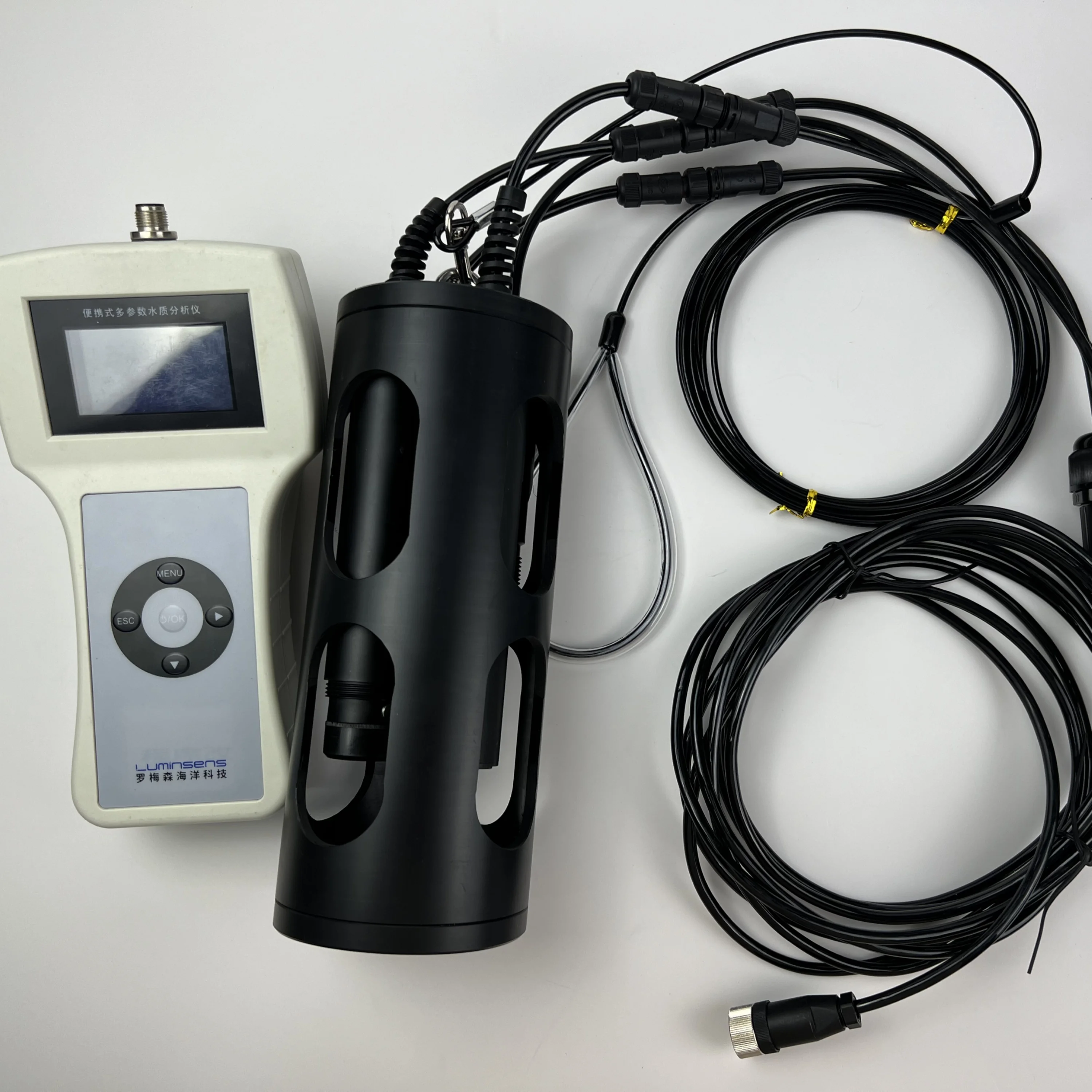 Portable  Multi-parameter Dissolved Turbidity conductivity salinity Ph  6 in 1Water Quality Analyzer Luminsens