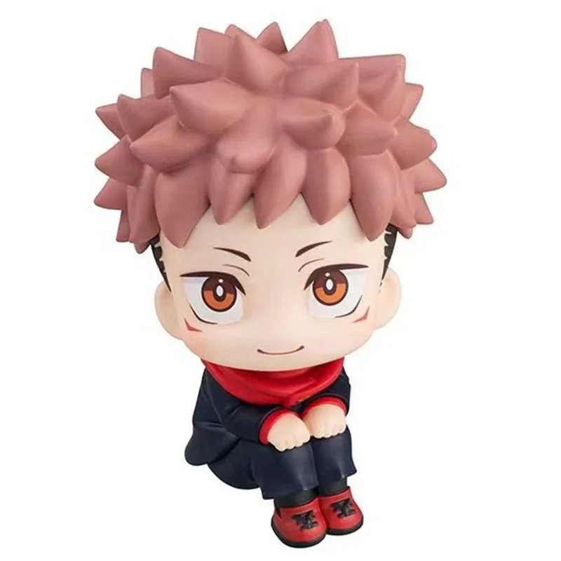 Anime jujutsu kaisen gojo satoru itadori yuji kawaii q ver figuras de ação coleção bonito pvc gk modelo boneca brinquedo presente para amigos
