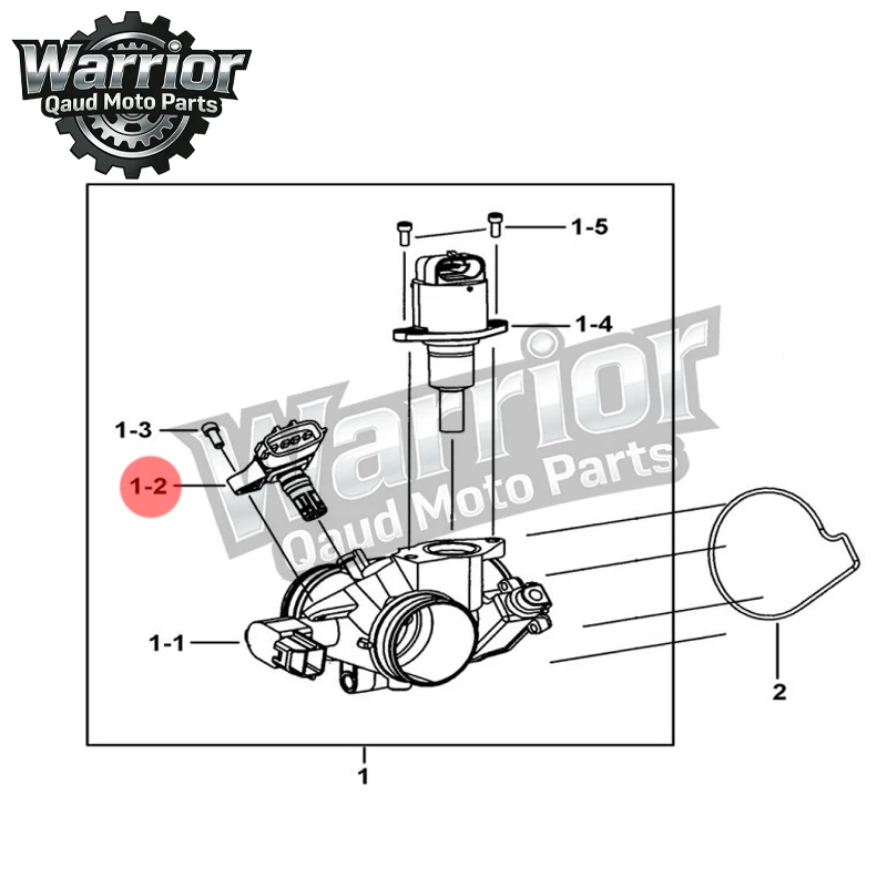 927945 T-MAP INTAKE AIR PRESSURE SENSOR,FOR TGB BLADE 550 600 SE LT E4 1000 LTX MAX E5 & TARGET 600 T3B,QUAD PARTS