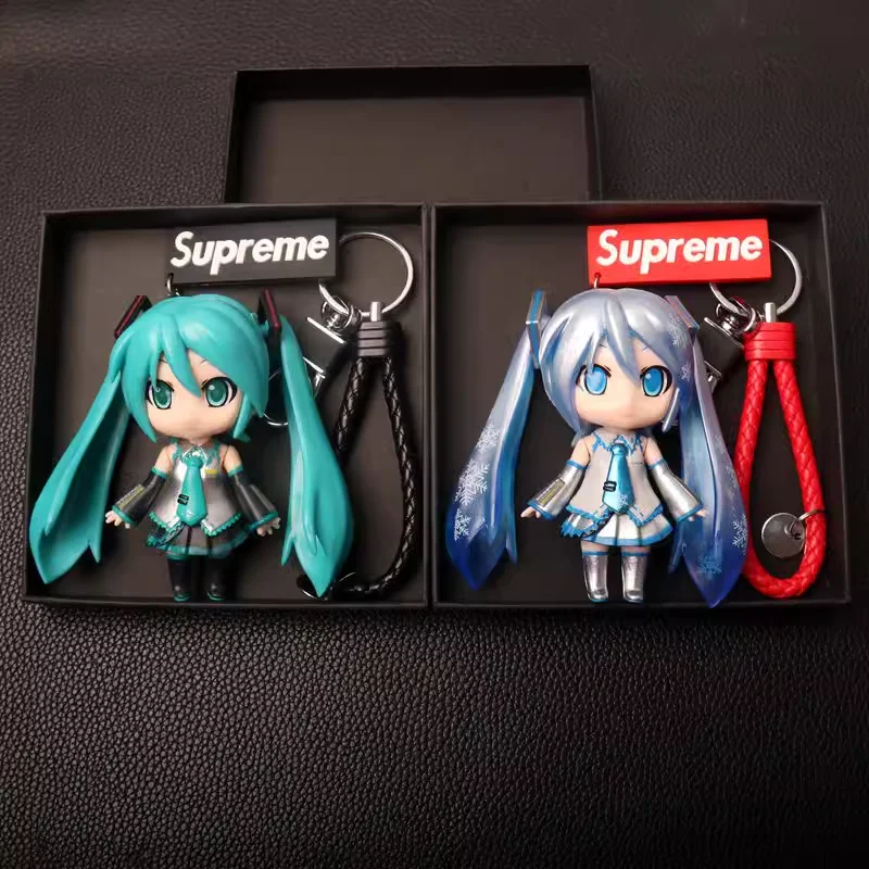 Hatsune Miku Anime Pendant Schoolbag Pendant Backpack Ornament Car key chain Girl Delicate Cute Xmas Gifts