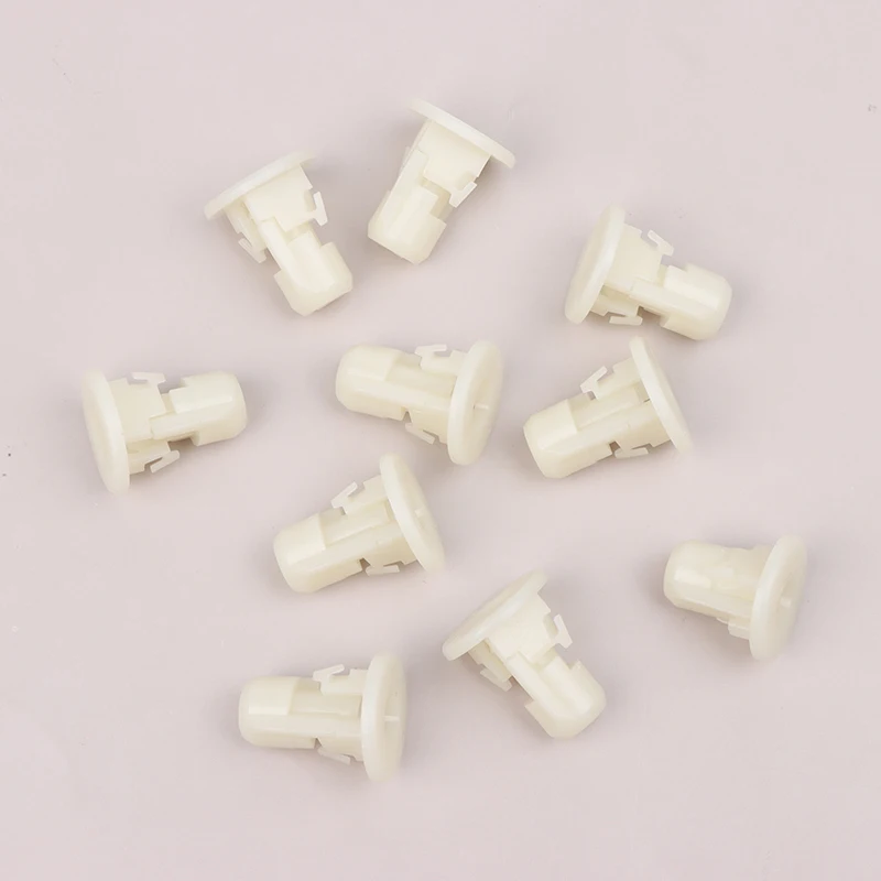 10Pcs Nylon Car Under Cover Nut Grommet Trim Clips 07147201307 51757271848 For Auto Fastener Clip Interior Accessories