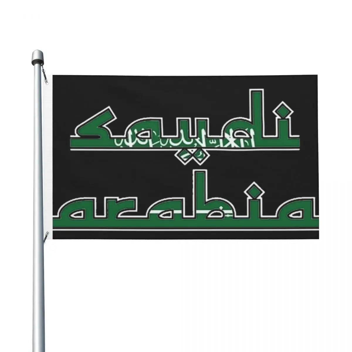 Saudi Arabia Saudi National Day Flags Fade Proof Outdoor Banner Polyester Home Room Dorm Wall Decor 3x5 FT