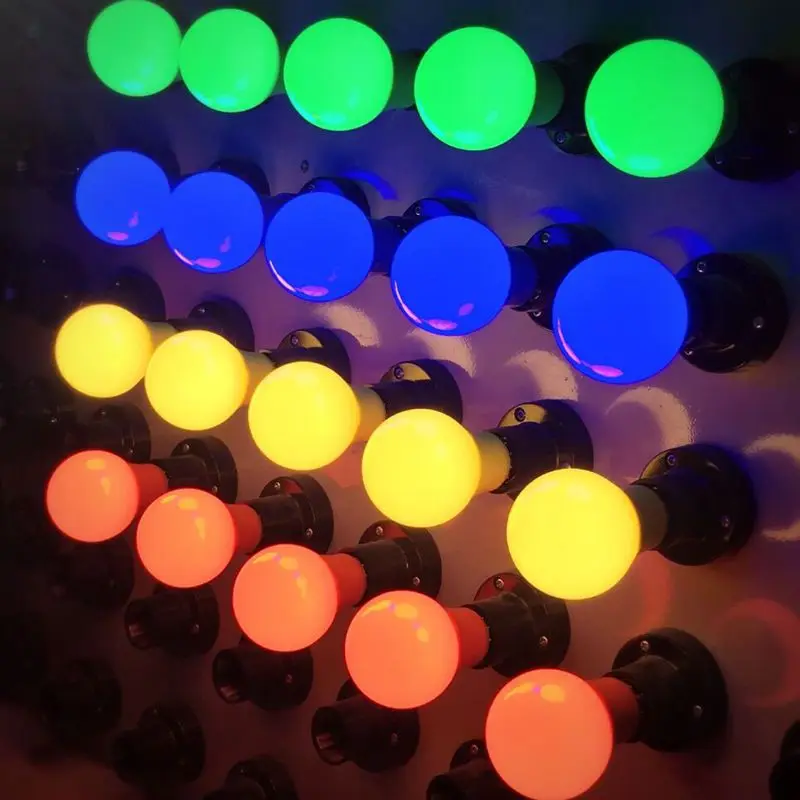 Lâmpada e27 led para bares 7w 9w vermelho azul verde amarelo rosa luz de led para bar ktv iluminação de festa