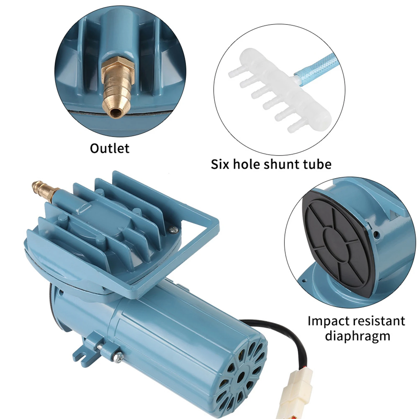 

DC 12V 35W Air Pump Aerator for Fish Pond Aquaculture Aquarium Accessory Tool