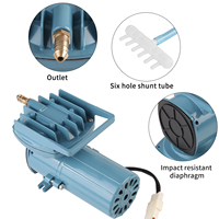 DC 12V 35W Air Pump Aerator for Fish Pond Aquaculture Aquarium Accessory Tool