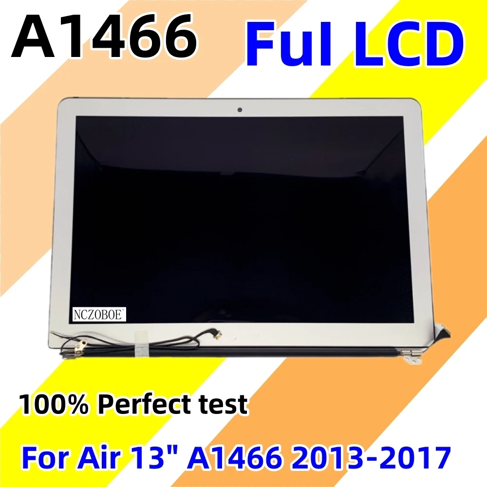 

New Laptop LCD Display Screen Complete Assembly, Entire Upper Half for Macbook Air 13 inch A1466 2013-2017 Screen Replacement