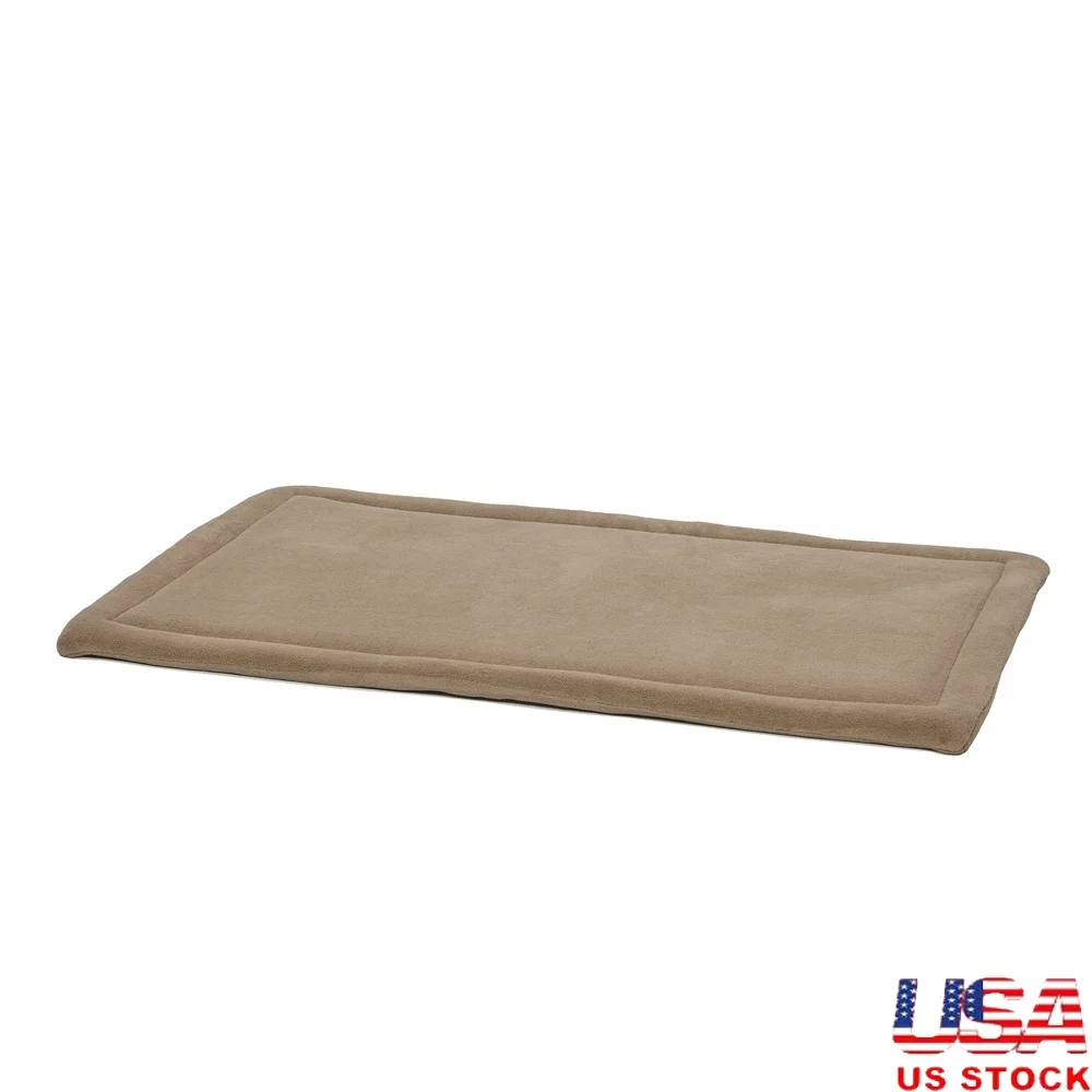

Plush Micro Terry Dog Bed Extra Large Dog Crate Mat Machine Washable Cushioned Pet Bed Comfortable Pet Sleeping Area
