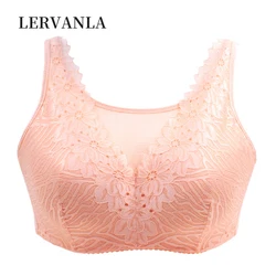 LERVANLA 6026 reggiseno per mastectomia Super morbido e confortevole 75-100BC reggiseno per seni artificiali con tasche per donne cancro al seno