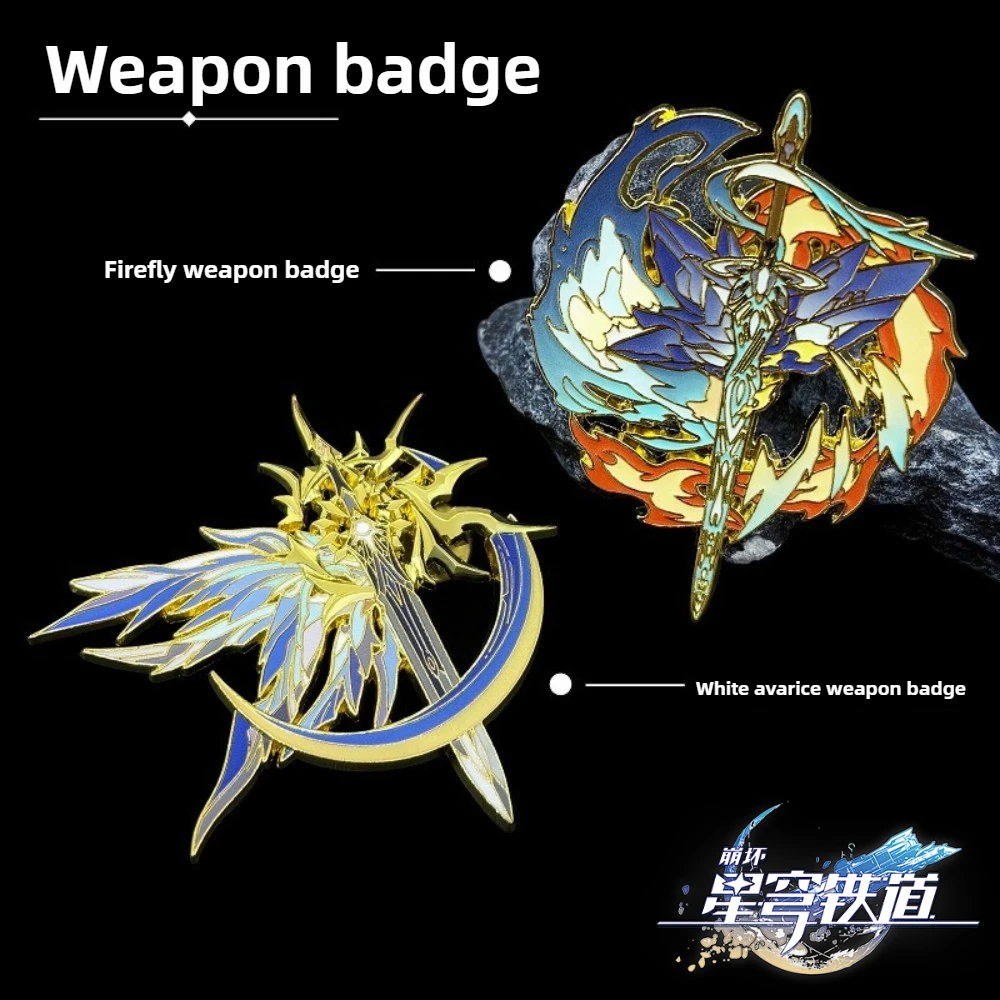 

Honkai: Star Rail Game Merch Значок Светлячки Phainon Cyrene Украшения для рюкзака Подвески для фанатов Коллекционные модные украшения