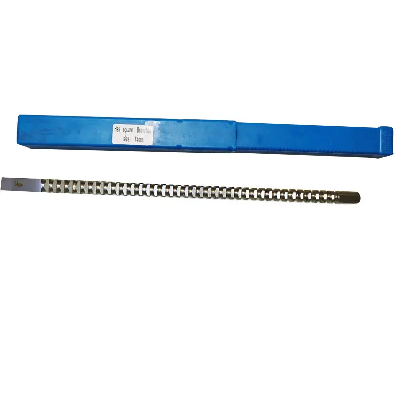 Cortador de Brochador tipo Quadrado Tamanho Métrico Ferramenta de Corte Hss 14 mm