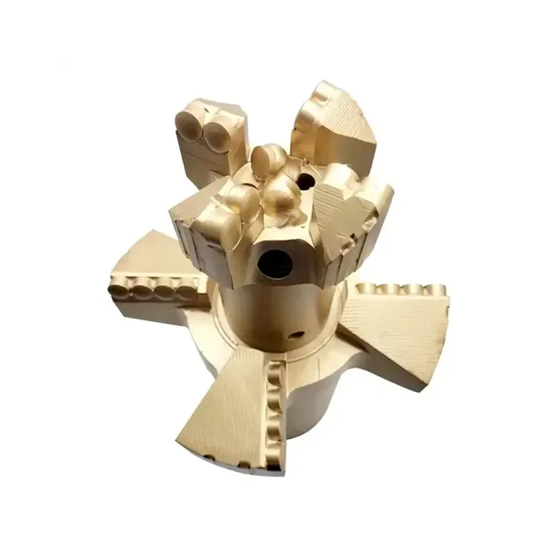 

75 - 200mm Scraper Tower Drill Bit With 2 /3 Layers Diamond Compound Plate Granite Oil Well Drilling Diameter