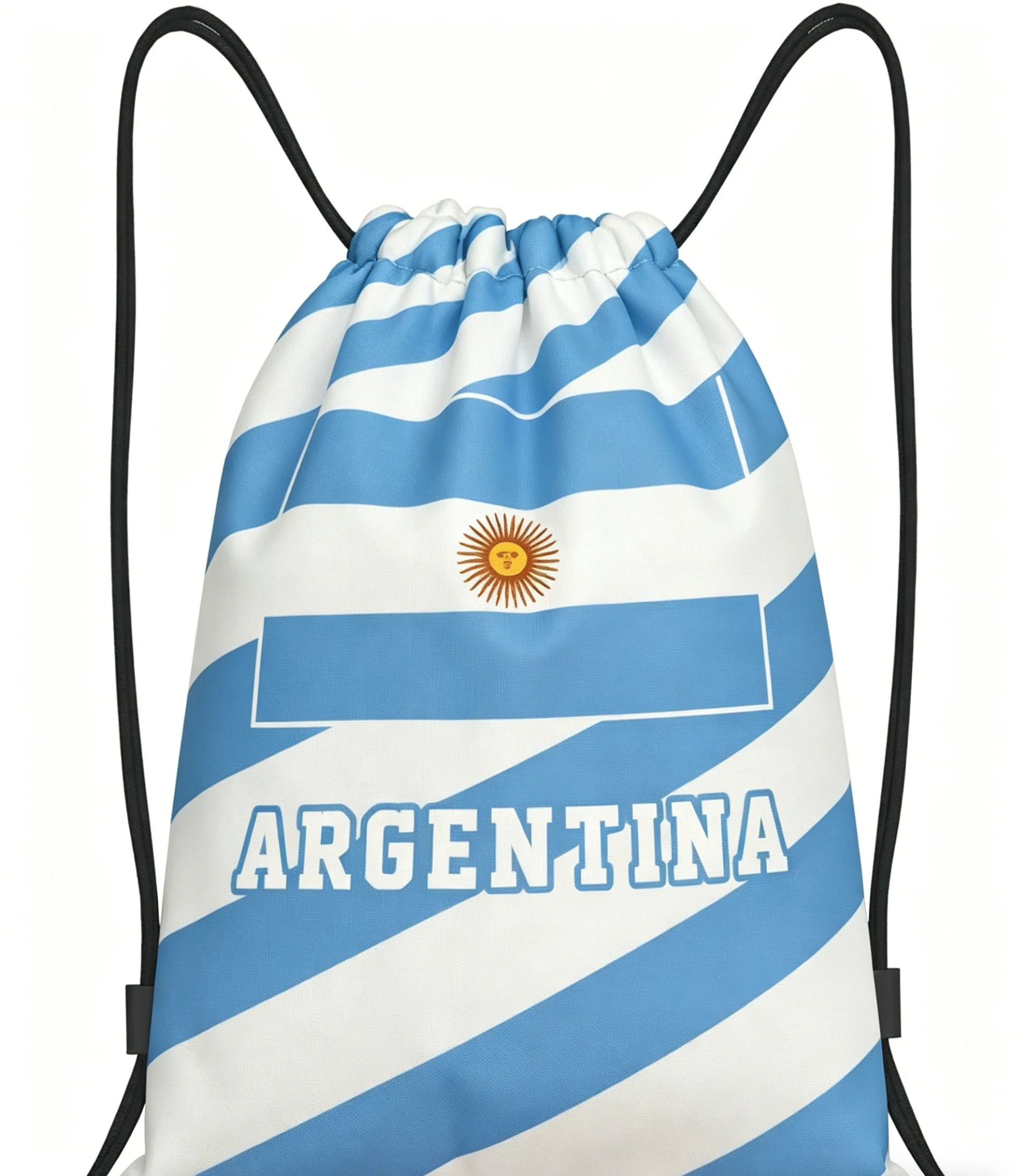Flagicts Pain Noly Football Soccer Fans  Argentina Drawstring Bags