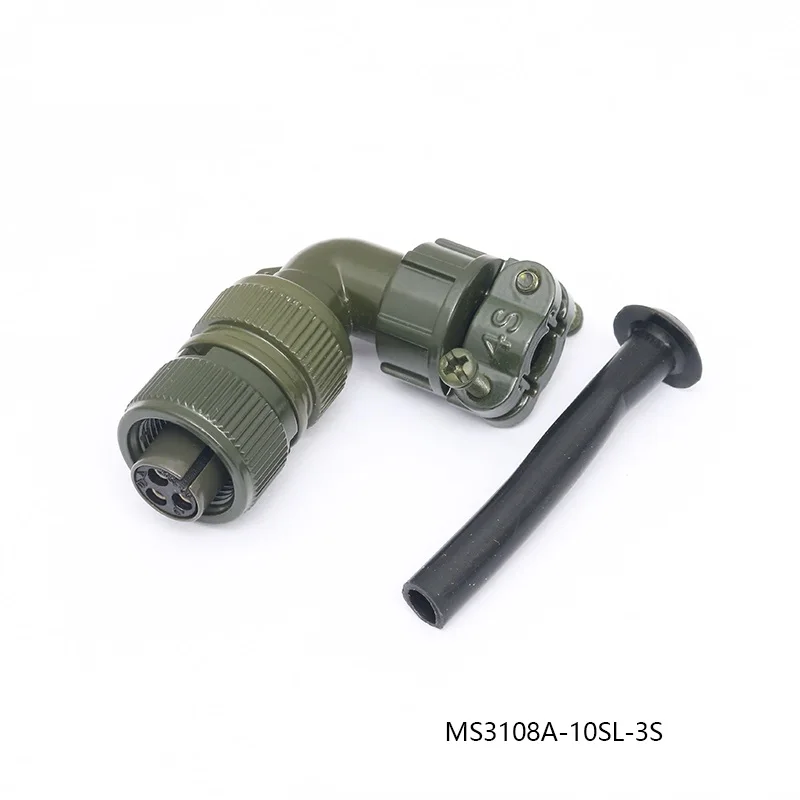 

MS5015 MS3108A 10SL-3S MS3102A 10SL-3P 10SL-3 3 Core U.S. Military Standard Aviation Plug Connector 3 Pin 3P 10-3 10S-3