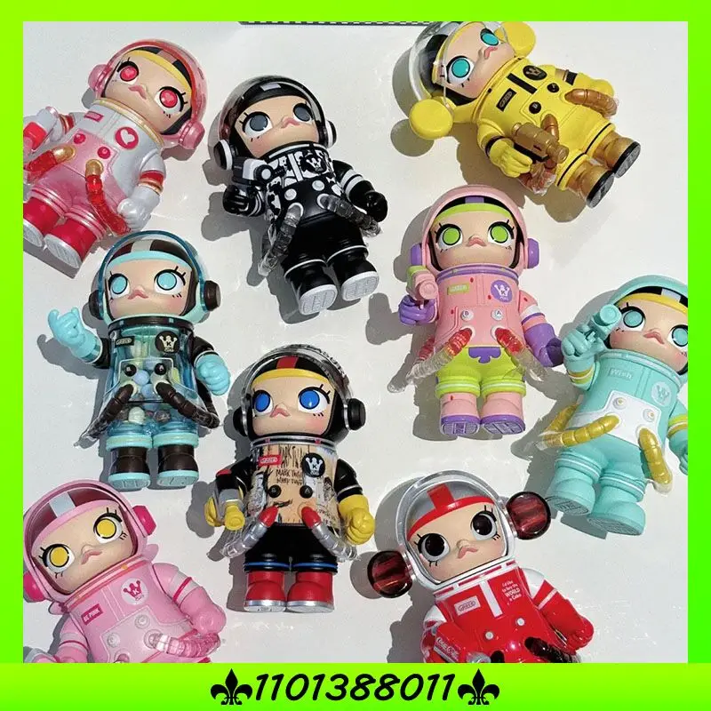 Mega Collection Series 100% Anniversary 2.0 Space Molly Second Generation Guess Package Trendy Blind Box1：1Reproduction