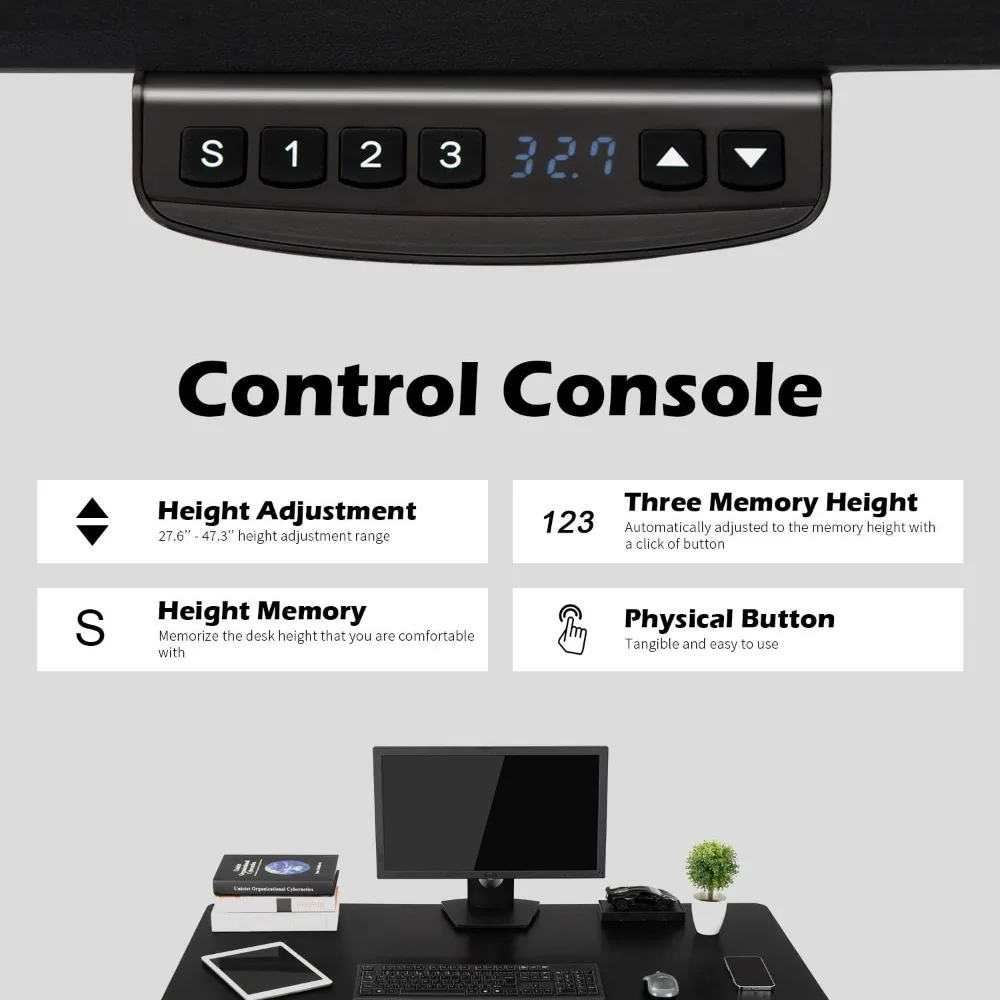 Zware Dual Motor In Hoogte Verstelbare Staande Bureau Elektrische Dual Motor Home Office Stand Up Computer Werkstation