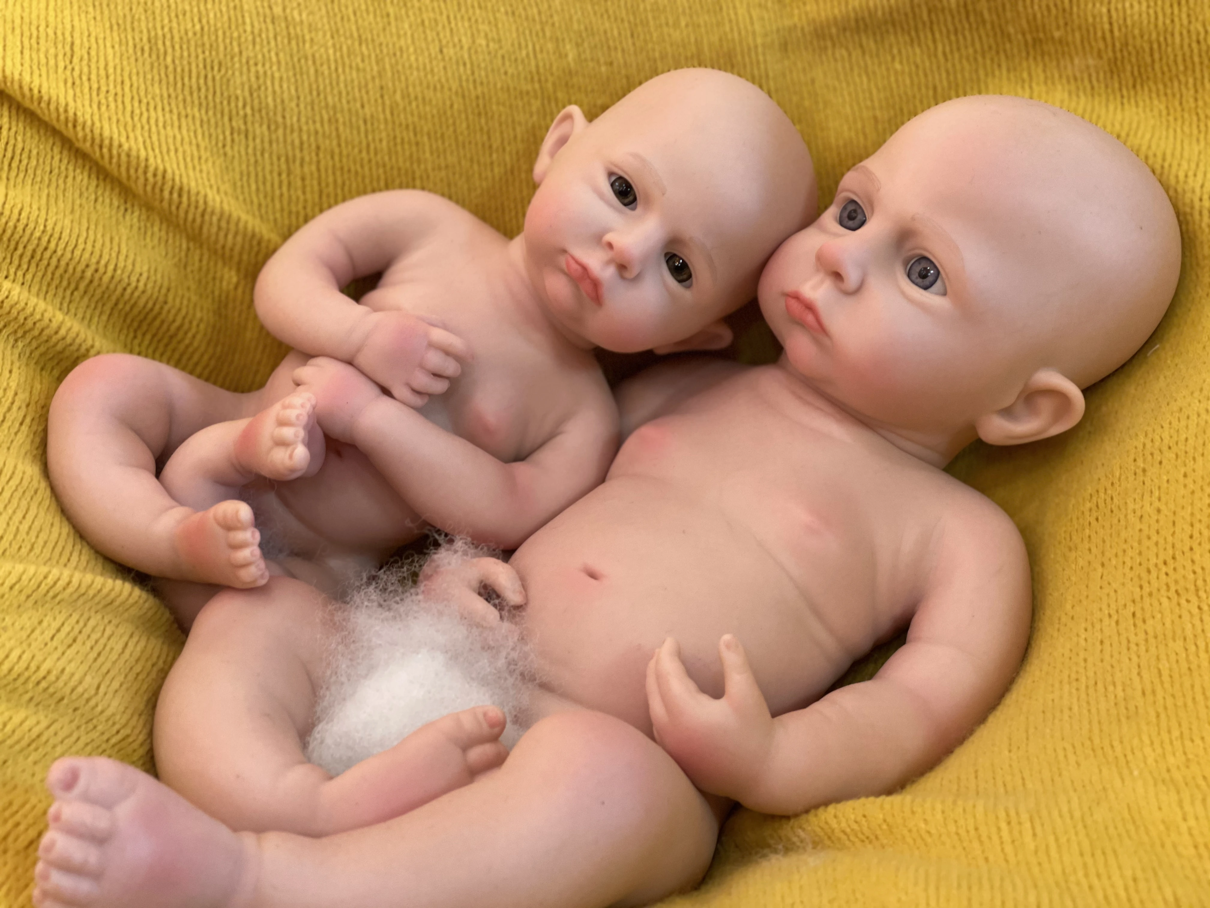 Lovely Cameron 13&18Inch Full Solid Silicone Reborn Doll Painted/Unpainted Handmade Reborn Baby Doll Reborn Corpo De Silicone