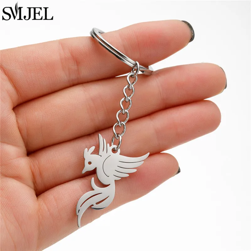 حلقات مفاتيح كرتونية حيوانية للنساء والرجال ، سلسلة مفاتيح فاارقة ، ذئب ، أرنب ، فيل ، فينيكس ، مناسب للكبار ، مفاتيح سيارة ، هدايا للفتيات #4