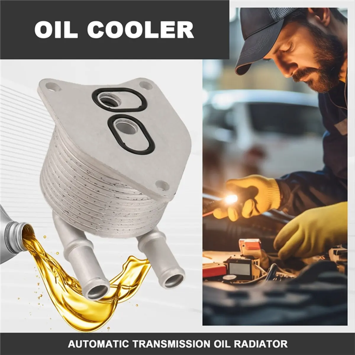Super Sale ATN8/8-Speed Gearbox Radiator Transmission Oil Radiator for Peugeot 4008 5008 508L Citroen C5 Aircross C6 , 982774758