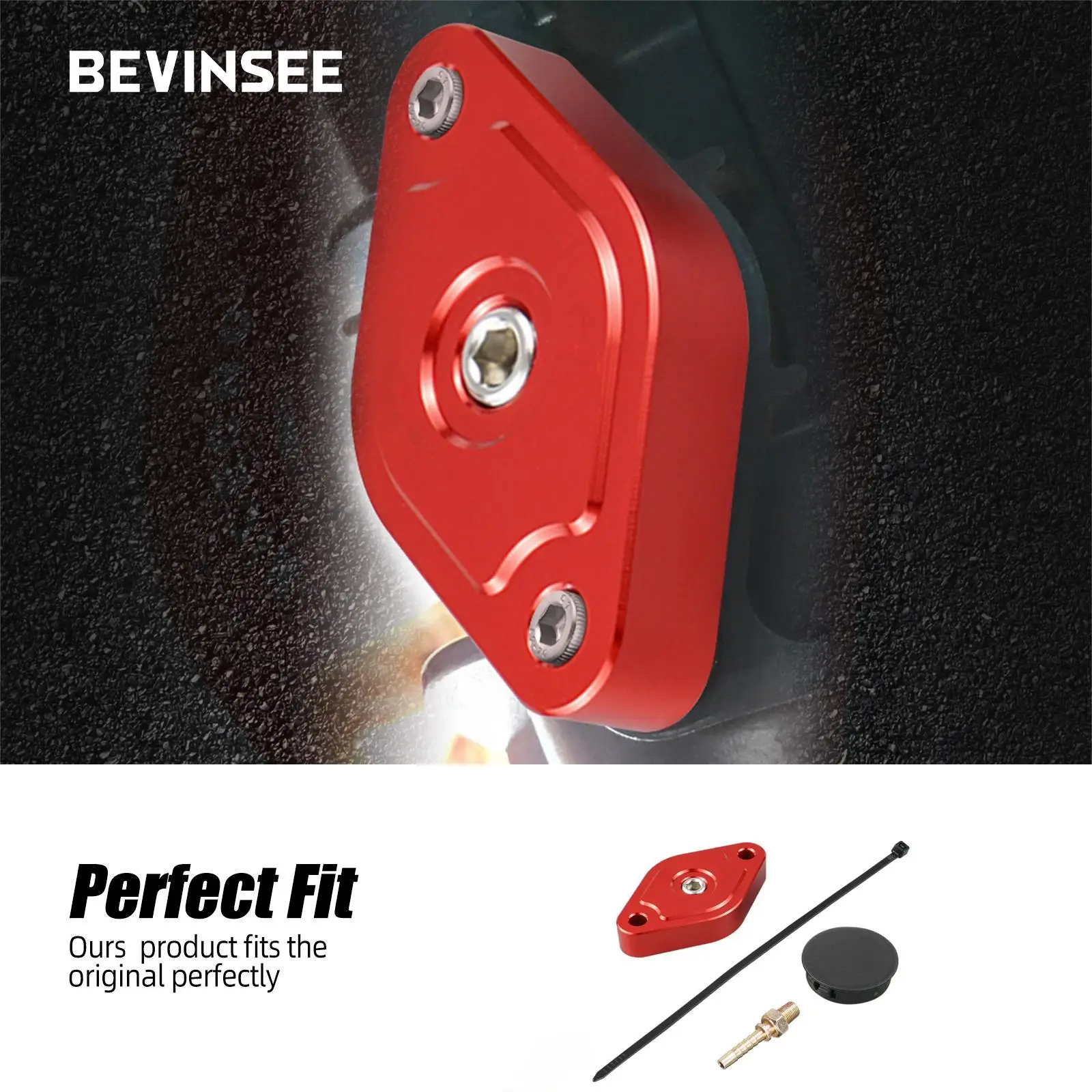 مجموعة أدوات رمز الصوت من الألومنيوم من BEVINSEE لسيارة Ford Focus Mk3 2.0 ST Turbo Ecoboost 2013-2018، ملحقات السيارة