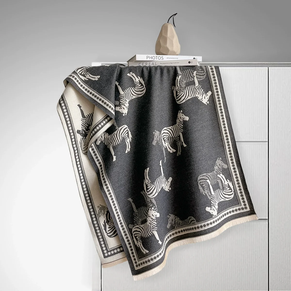 وشاح شتوي من الكشمير الصناعي للجنسين - تصميم دافئ وعصري مع ملابس في اتجاهين، فائق النعومة وعملي للأيام الباردة #5