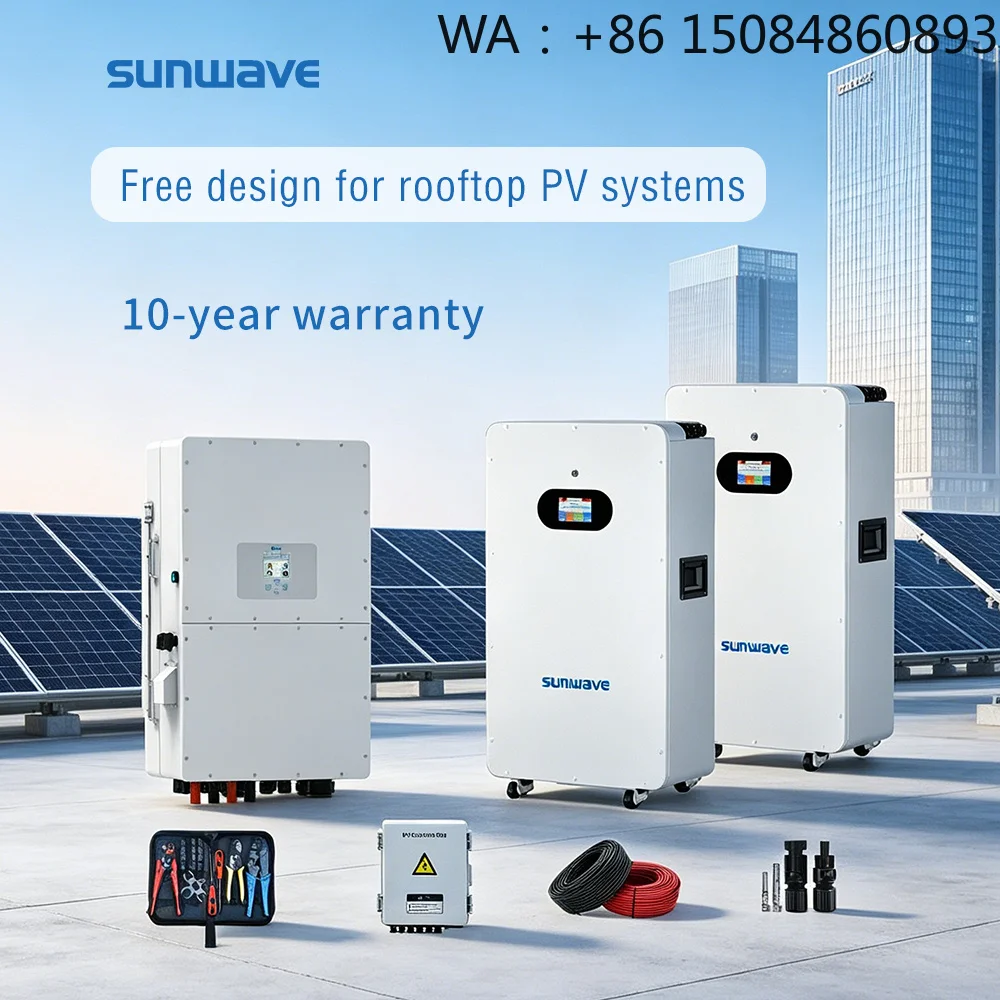 Plug And Play  SystemSunwave 20KW 30KW 40KW All In One  Energy System For Home Appliances AC Water Pump Hybrid On Off