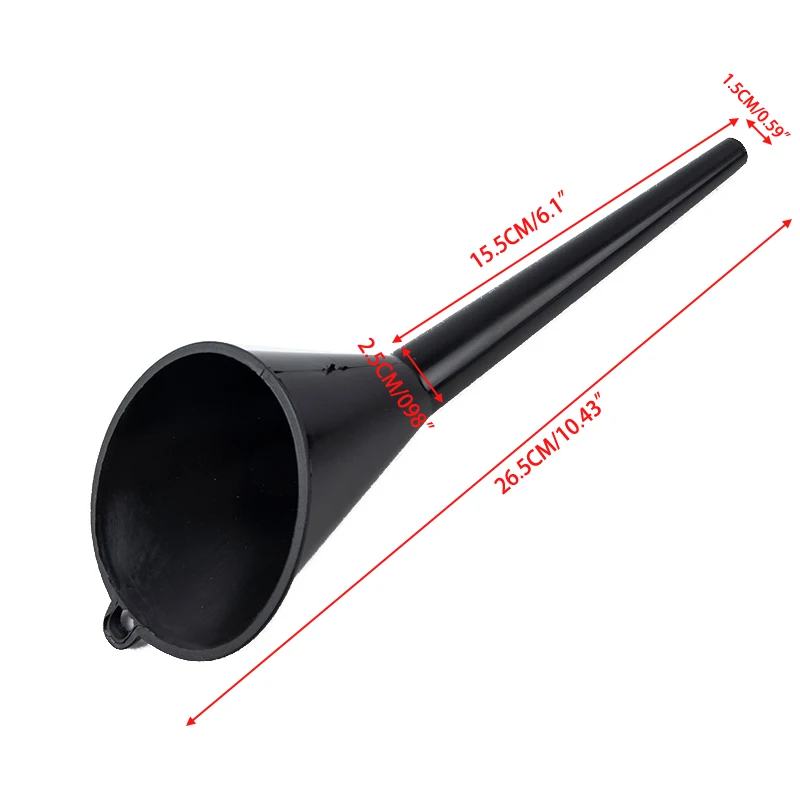 Car Refueling Multi-Function Plastic Long Neck Oil Funnel for All Automotive Oil