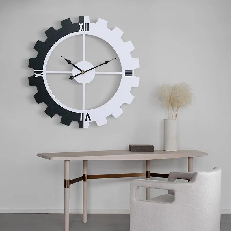 Light luxury 50X50CM minimalist wall clock living room clock simple modern Nordic fashion home wall decoration crafts