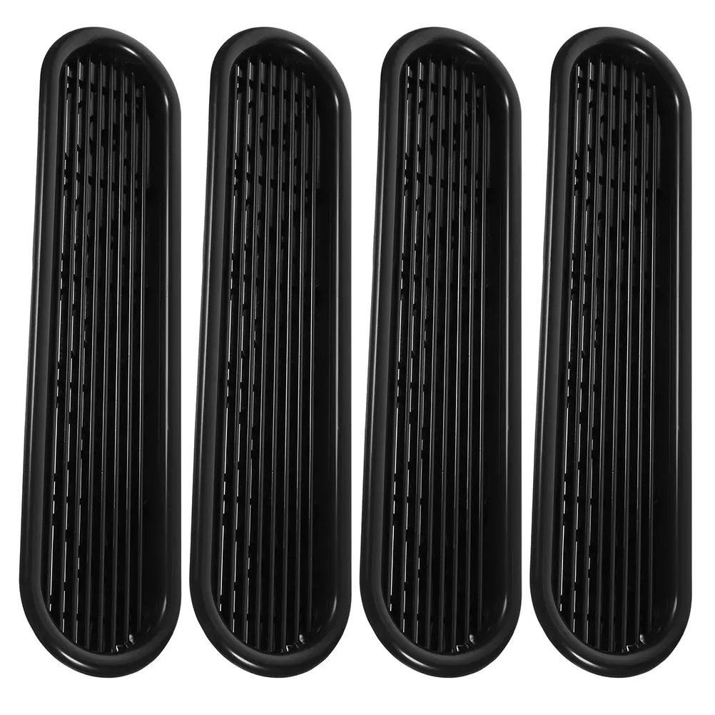 

4pcs Ventilated Grid Accessories Modern Closet Grille Cable Hole Cover Furniture Air Outlet Mesh Panel Heat Dissipation Louvered