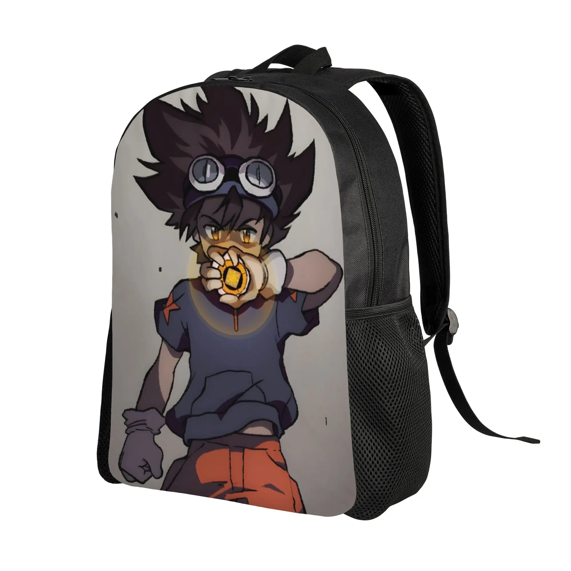 1Piece Digivice Light Tai New School Year Laptop Bag Digimon Anime Unisex  Backpack