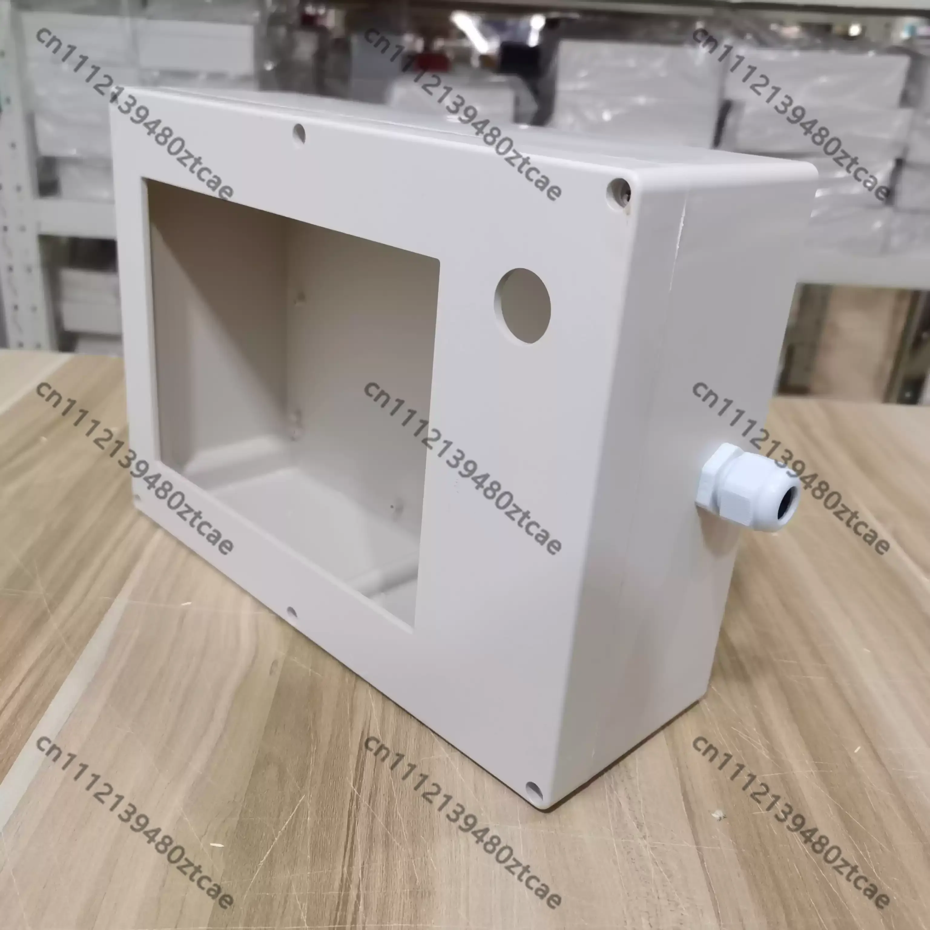 7 Inch HMI Touch Screen Installation Box Plastic Shell PLC Control Box 100mm Thick Electrical Box Housing