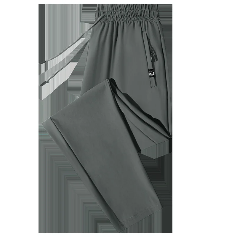 

Мужские брюки из ледяного шелка для весны и лета: модные, мягкие, дышащие, легкие, удобные и многофункциональные повседневные брюки