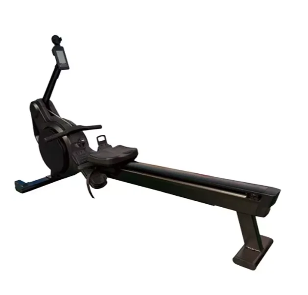 Unisex Fitness Wind Resistance Magnetic Control Rowing Machine, Durable Steel Commercial Fitness Equipment