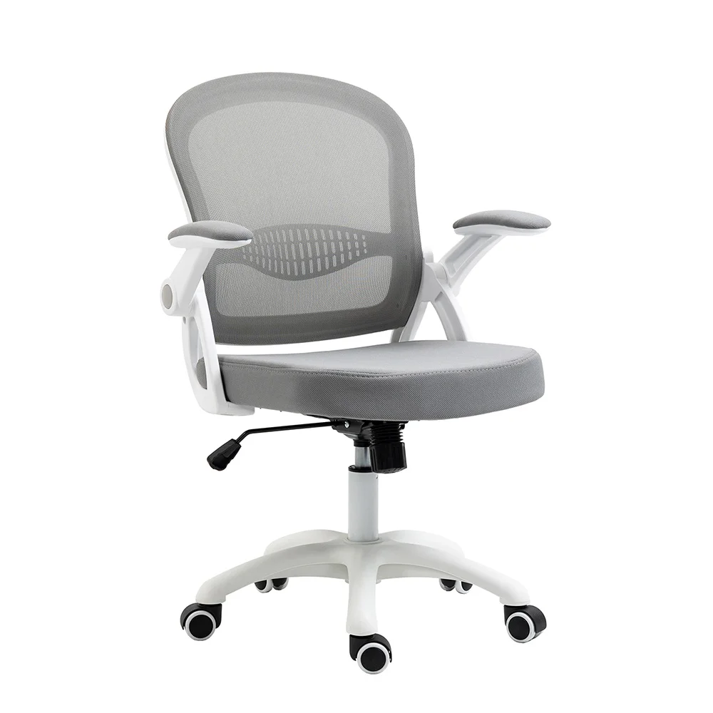 AnneFish Comfortable Computer and Home Office Gaming Chair Ergonomic Mesh Chair with Flip Up Armrests and Lumbar Support