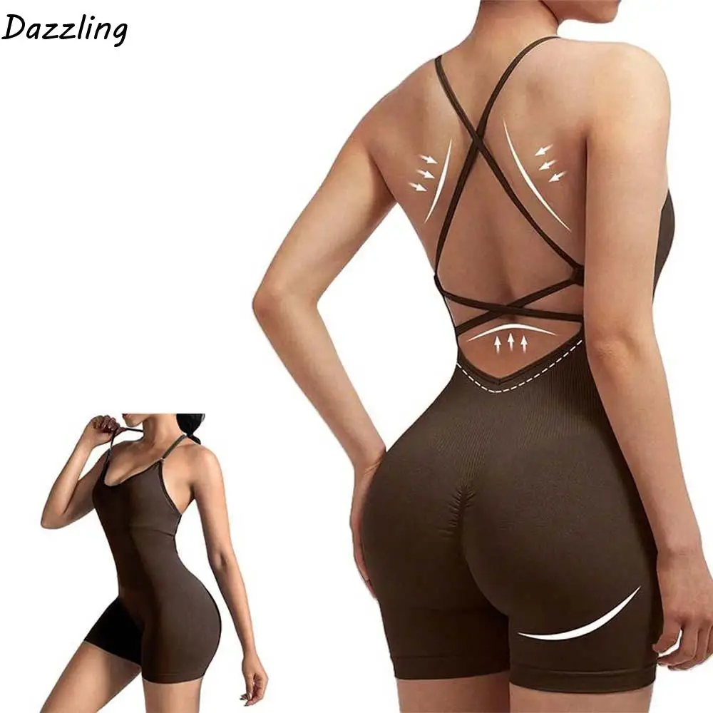 

Леггинсы для фитнеса, женские боди для йоги, шорты, облегающие женские комбинезоны с подтяжкой ягодиц, спортивная одежда, дышащее эластичное спортивное нижнее белье