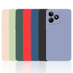 For Realme Note 50 Case Realme Note 50 4G Cover Soft Liquid Silicone Bumper Shield Protective Phone Cases Realme Note 50 Funda