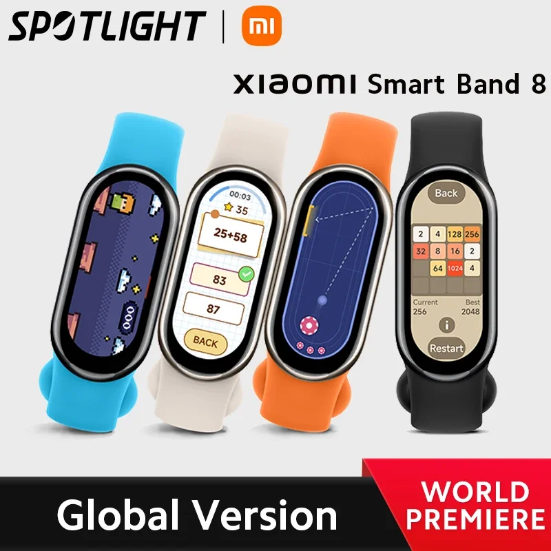 [Xiaomi Smart Band 8] Support 150+ Sport Modes 1.62 Inch AMOLED Screen Ultra 16Days Battery Life