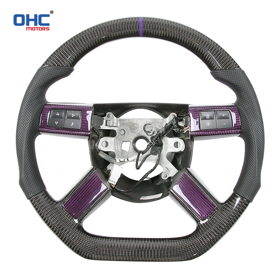 

100% Tested Carbon Fiber Steering Wheel Fit For Dodge Chrysler 300 C SRT Charger Challenger