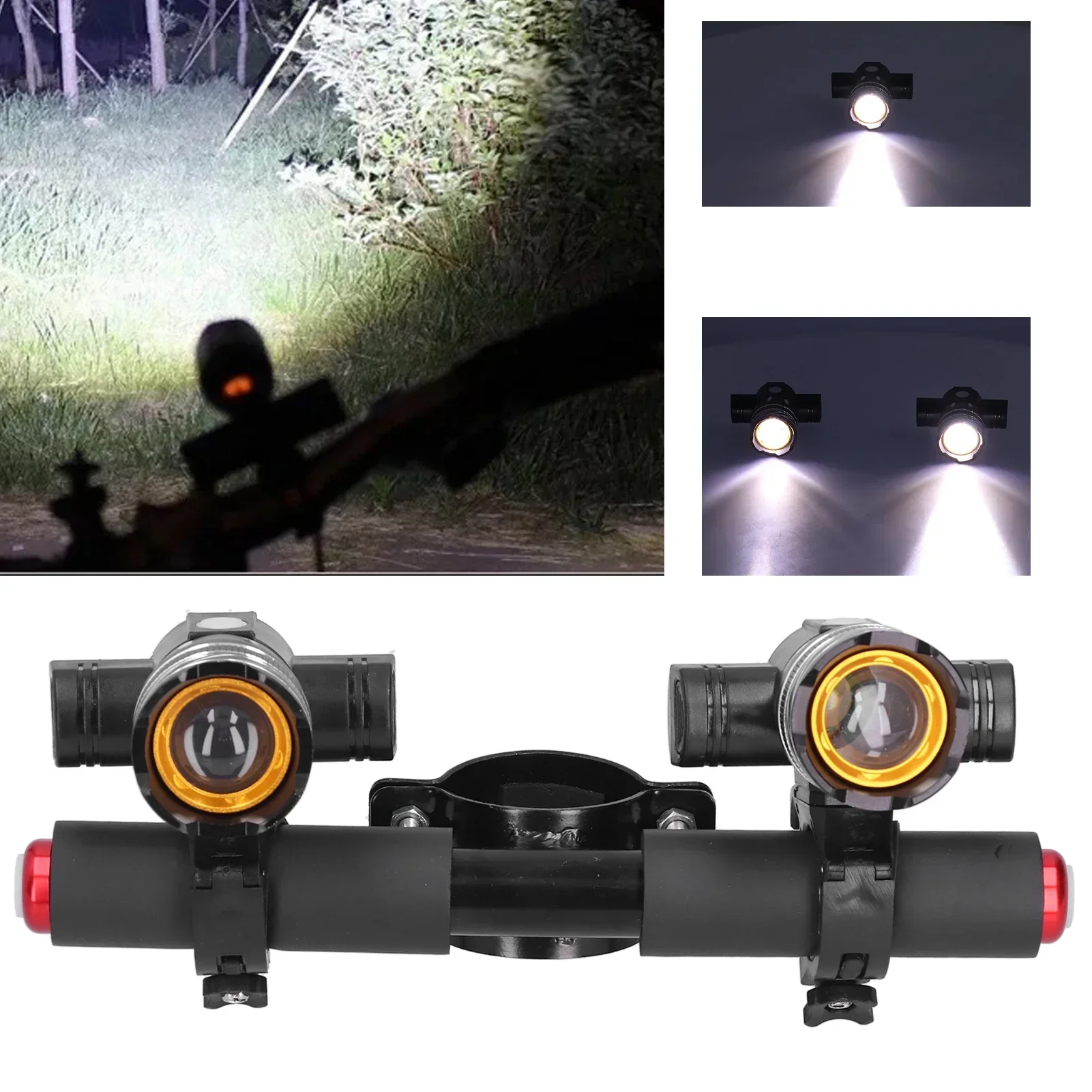 

T6 Прожектор Светодиодный налобный фонарь Держатель для электрического скутера Передний фонарь с подставкой для ES2 ES4