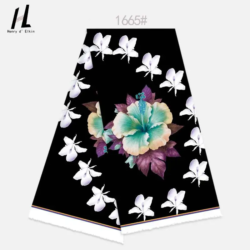Vibrant Frangipani&hibiscus Island Style Hot Sell 100%Polyester Digital Printed Fabric for Mumu Dress Sarongs