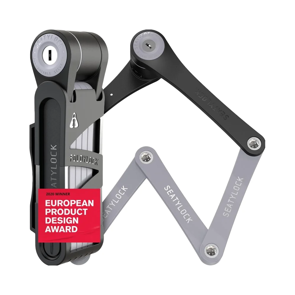 

Foldy Lock Award-Winning Lightweight Bicycle Lock High Security Anti-Theft Smart Secure Guard Keys Case for Bikes
