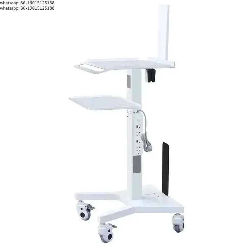 Factory Direct 2026 Medical Dental Scanner Cart Intraoral Scanner Trolley With Bracket Tray Tool Cart Mobile Workstation