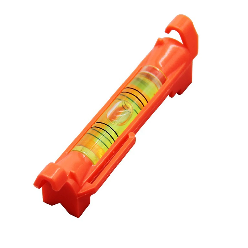 Nuevo Niveles de línea colgante nivel de cuerda acrílico + plástico naranja construcción diseño de burbuja Horizontal de alta precisión