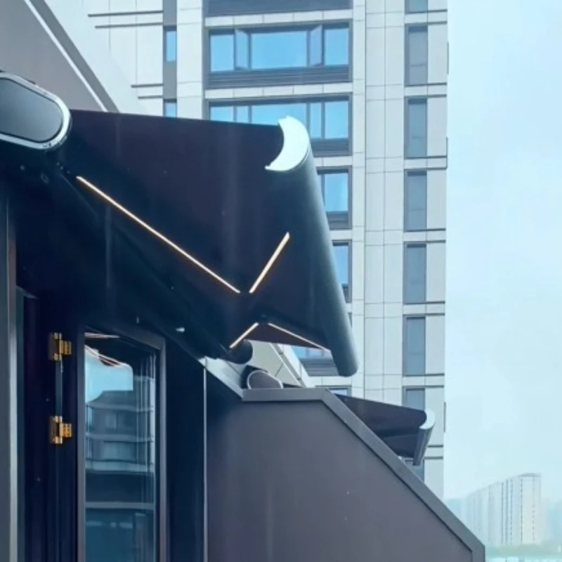 Best Price Customized Motorized Outdoor Aluminum Retractable Awning with Waterproof Acrylic Fabric Awnings for Shade