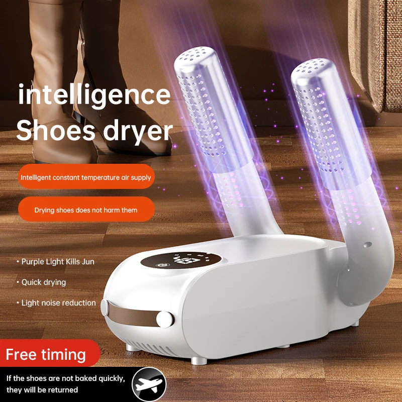 Portable Shoes Dryer Foldable with Timer Boot Deodorizer Folding Sock Dryer for Boots Shoes Gloves Hats Socks Odor Eliminator