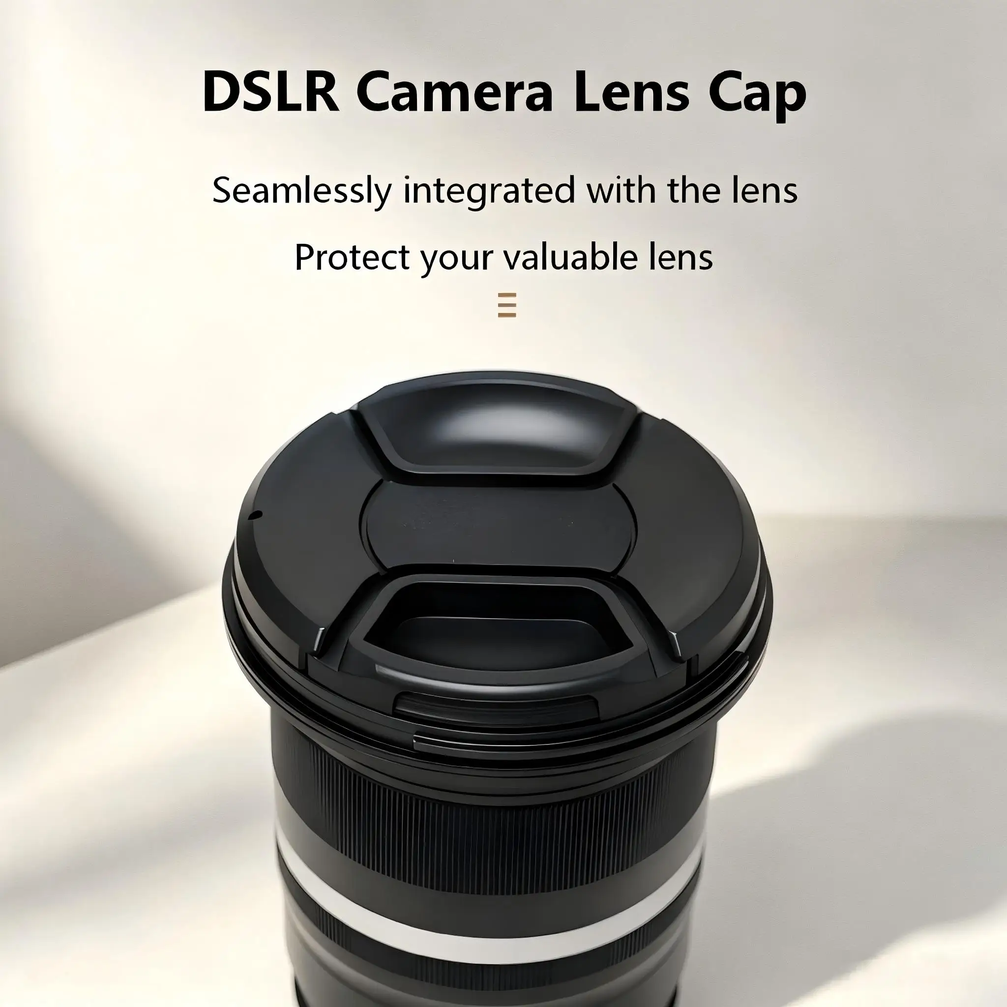 Universal Camera Lens Cover, Dustproof Scratch Resistant 40.5 43 46 49 52 55 58 62 67 72 77 82mm Lens For Sony Canon Nikon Fuji