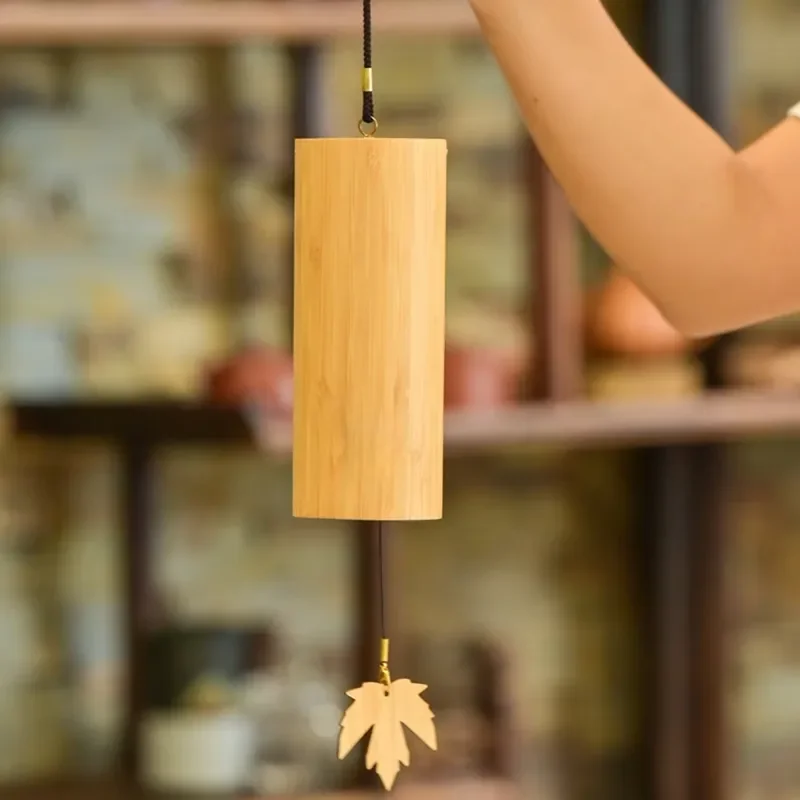 Jinfang Bamboo Wind Chimes Yoga Meditation Sound Healing Music Wind Chimes Handbells for Meditation Yoga
