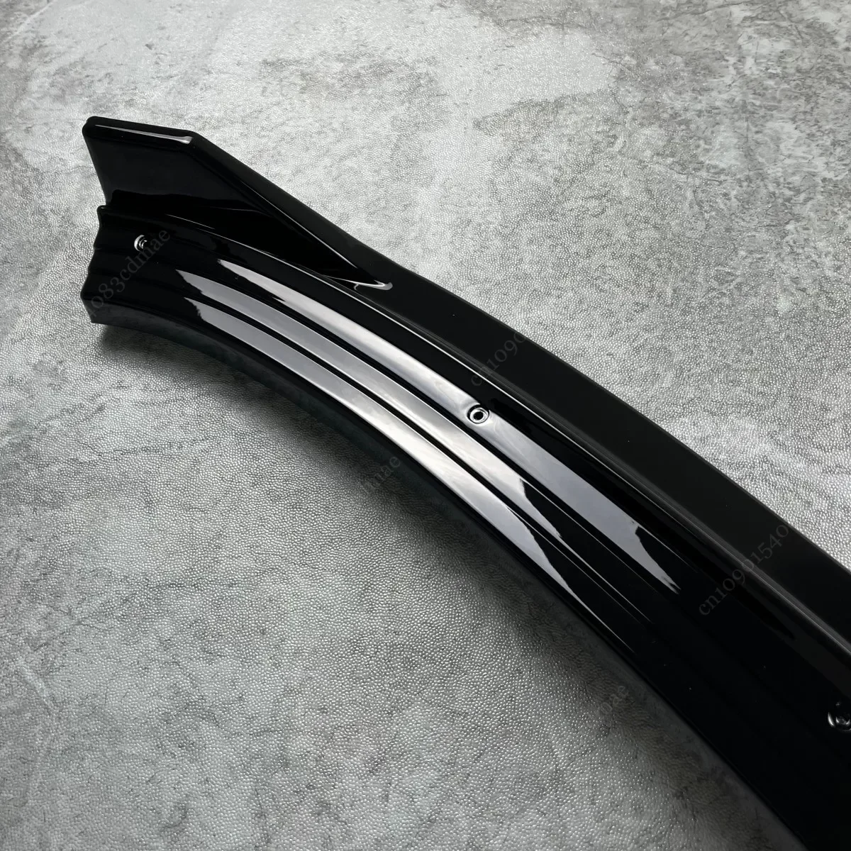 Front Bumper Splitter Lip 3Pcs for VW Polo MK5 6R Standard Pre‑Facelift 2010 2011 2012 2013 Tuning Body Kit Gloss Black UV Coat